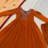 Classic Rusted Anarkali Suit