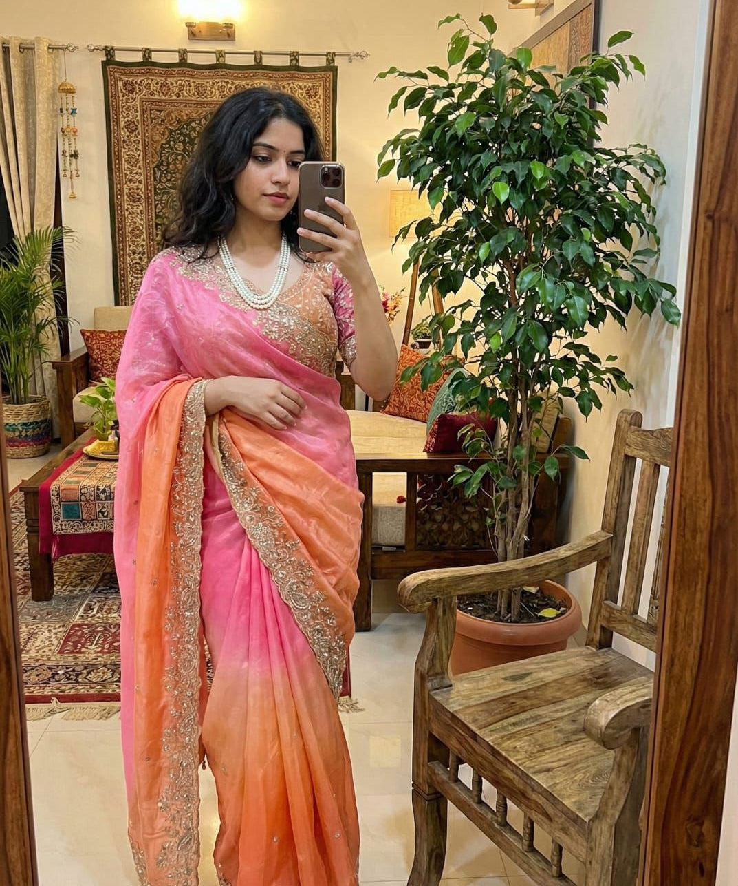 Premium Space Silk Saree