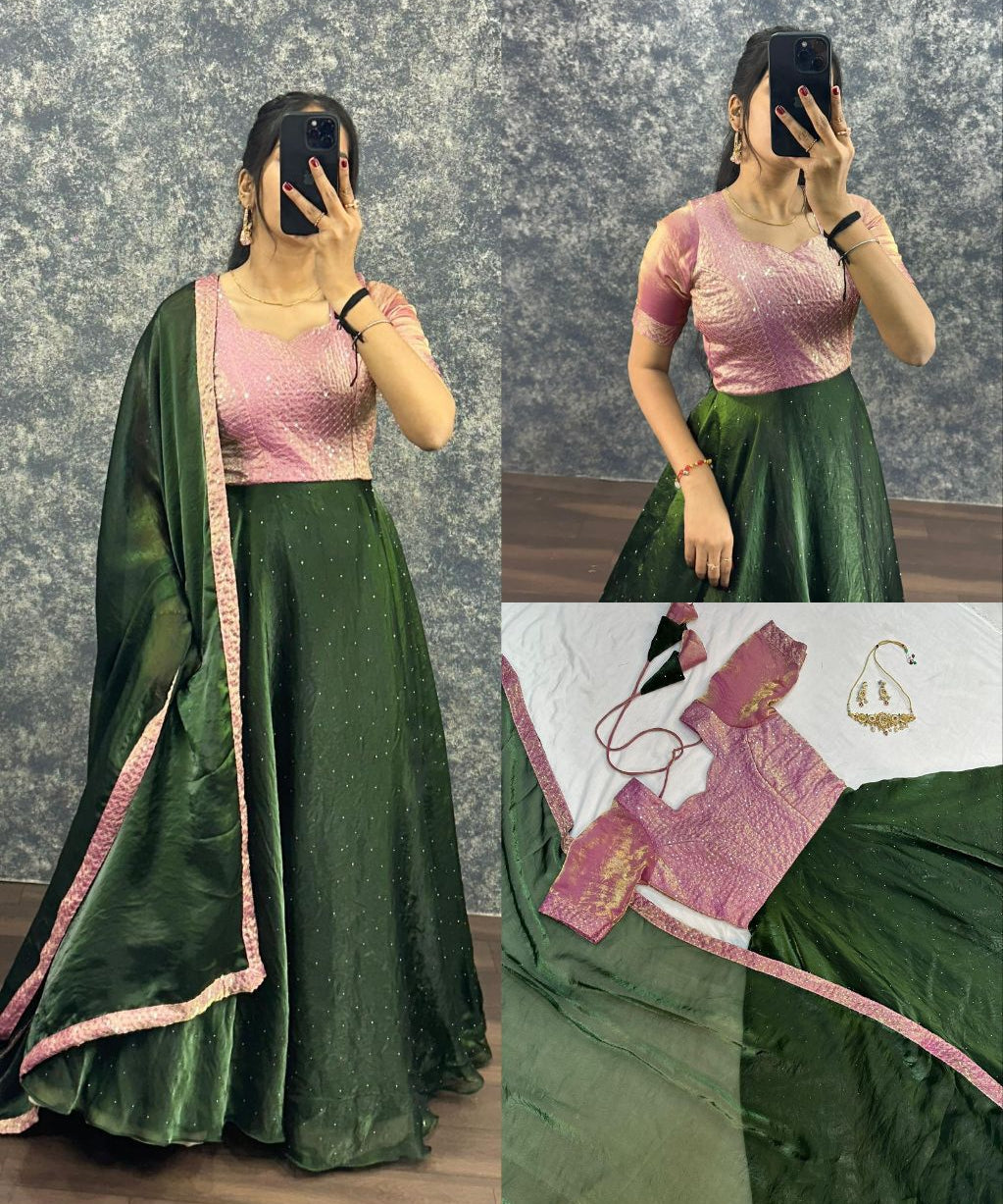 Traditional Soft Fendy Anarkali Gown