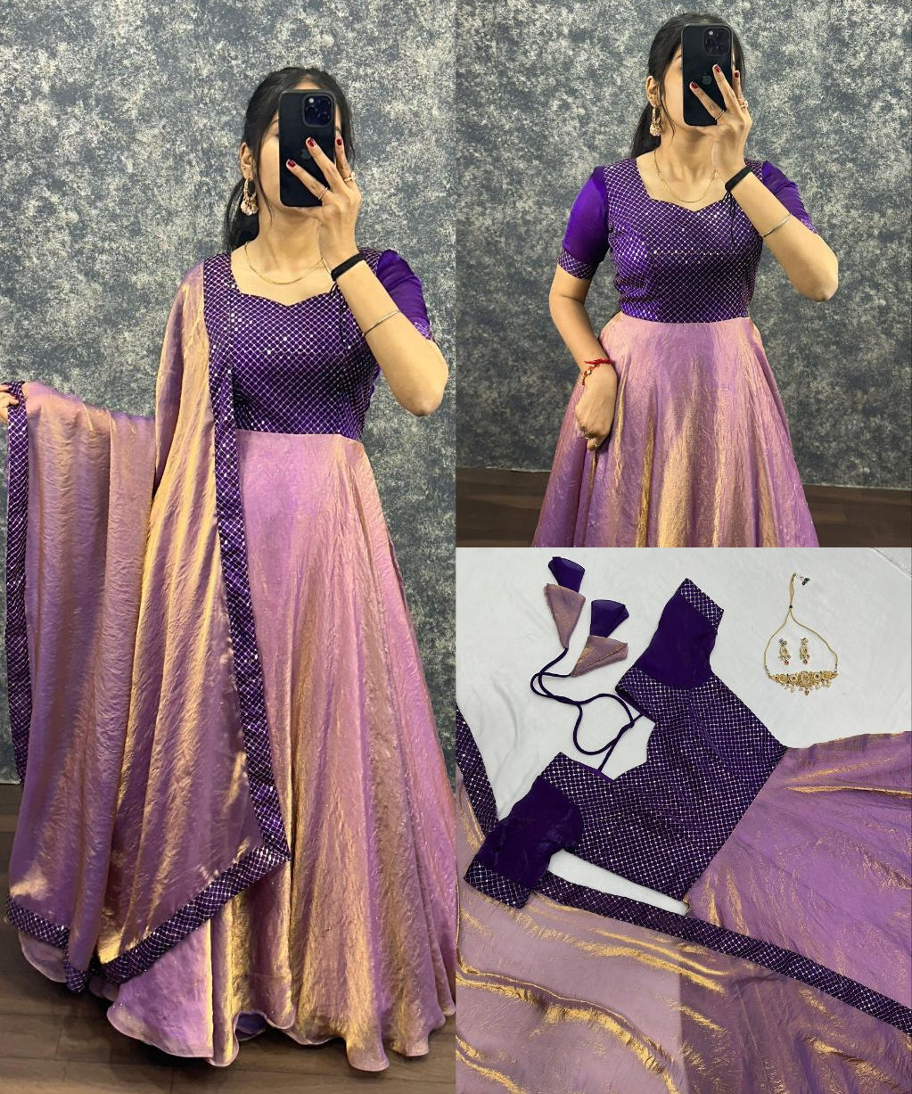 Traditional Soft Fendy Anarkali Gown