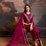 Presenting Roman Silk Straight Suit