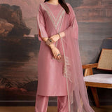 Presenting Roman Silk Straight Suit