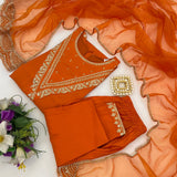 Presenting Roman Silk Straight Suit