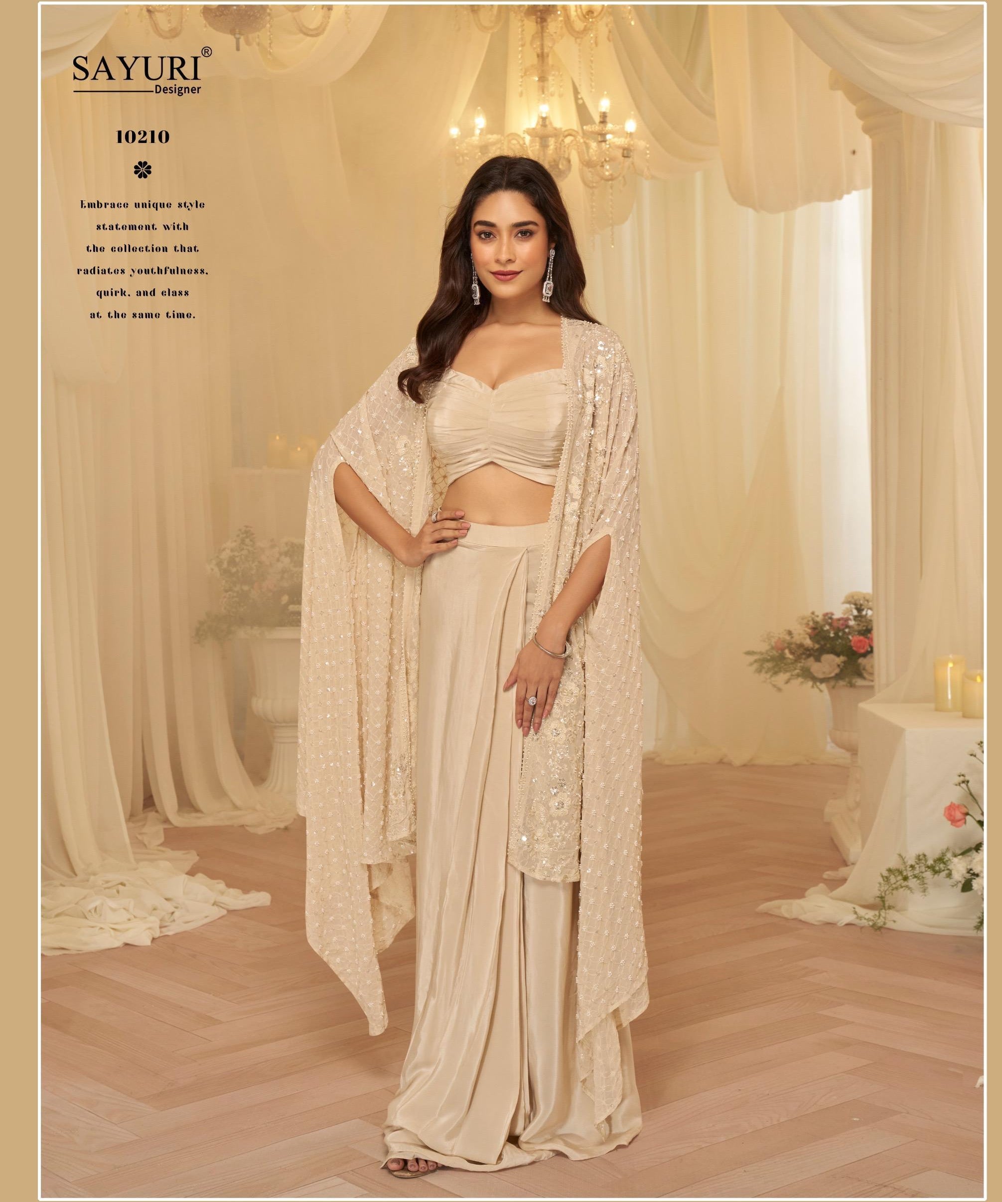 Premium Kaniza Indo-Lehenga Set