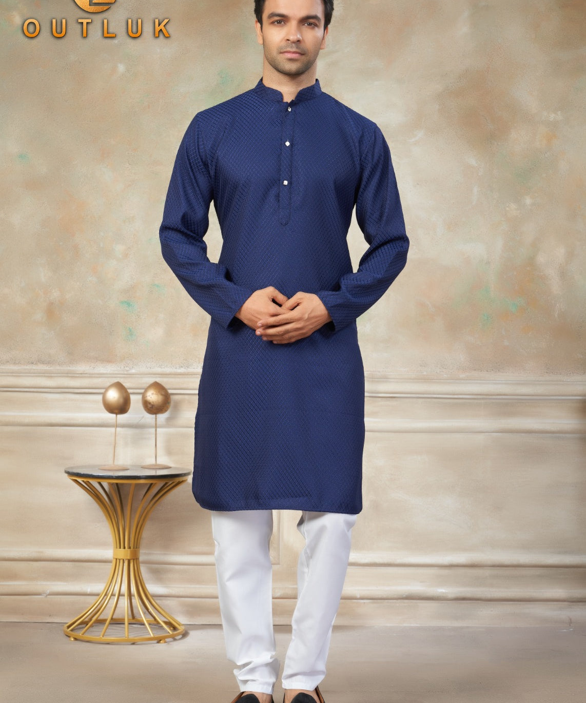 Occasionally Reyon Men's Kurta
