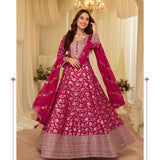 Aaradhana Viscose Silk Anarkali Gown