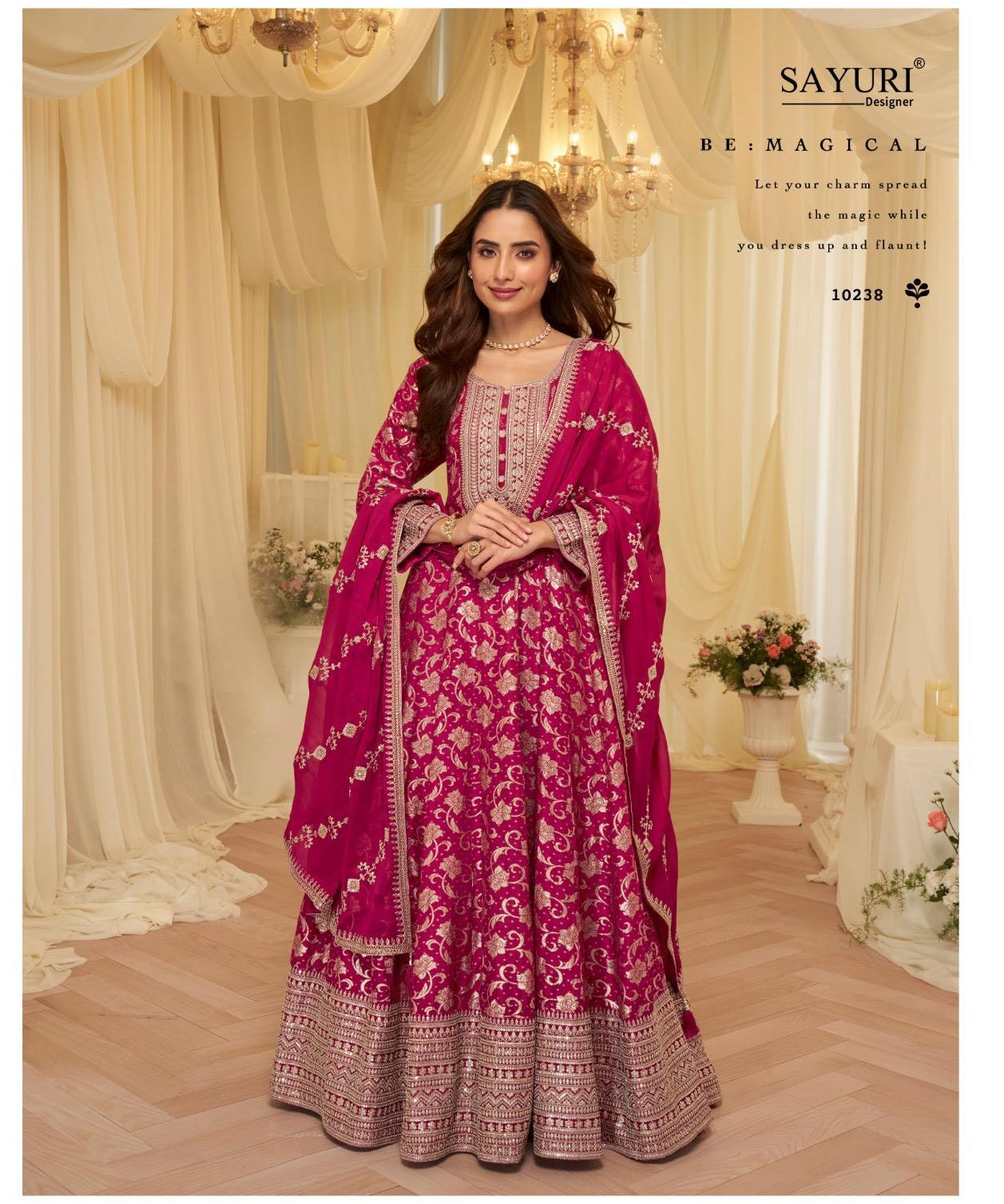 Aaradhana Viscose Silk Anarkali Gown