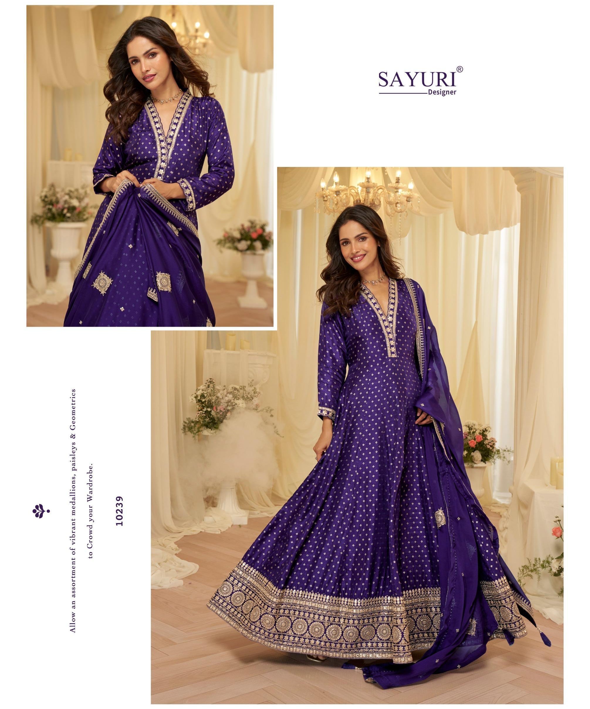 Aaradhana Viscose Silk Anarkali Gown