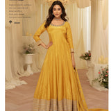 Aaradhana Viscose Silk Anarkali Gown