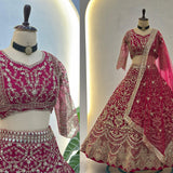 Ethnic Embroidered Net Lehenga