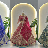 Ethnic Embroidered Net Lehenga