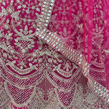 Ethnic Embroidered Net Lehenga