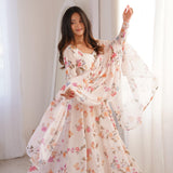 Designer Floral Printed Anarkali Gown