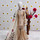 Premium Kids Silk Top Sharara