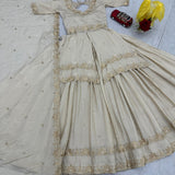 Exclusive Traditional Chinon Silk Lehenga