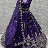 Lavish Wedding Beads Work Lehenga