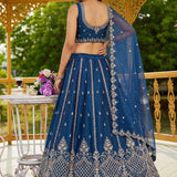 Lavish Wedding Beads Work Lehenga