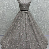 Royal Wedding Net Hand Work Lehenga