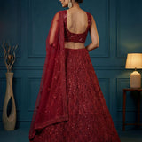Attractive Bridal Dimond Work Lehenga