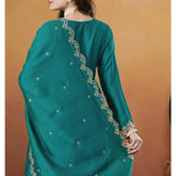 Heavy Blooming Silk Anarkali Suit