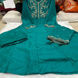 Heavy Blooming Silk Anarkali Suit