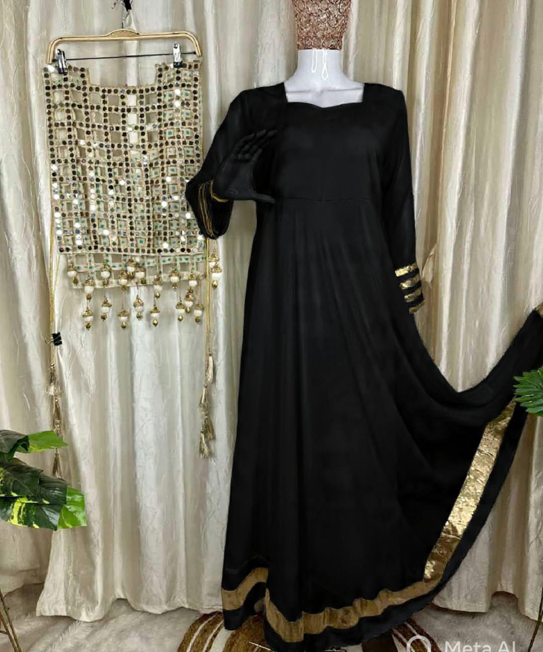 Ramzan Special Silk Crop Top