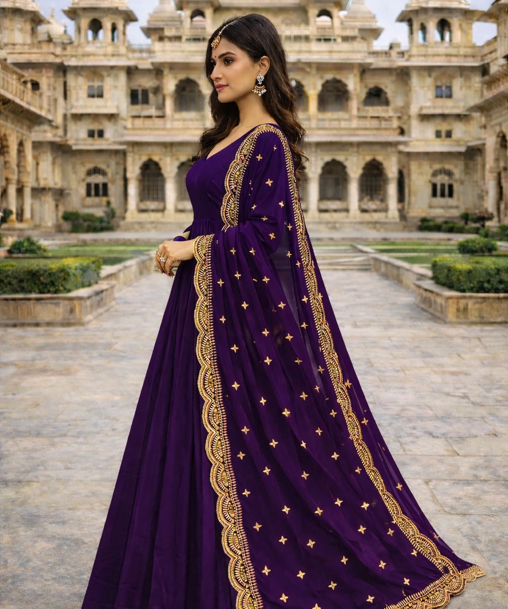 Dhanvi Blooming Georgette Gown