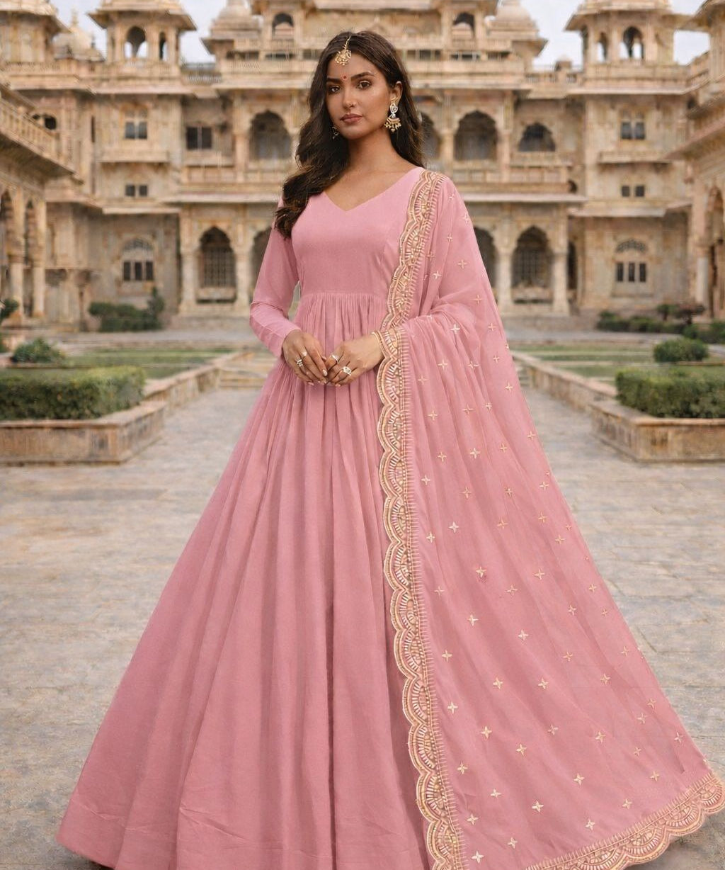 Dhanvi Blooming Georgette Gown