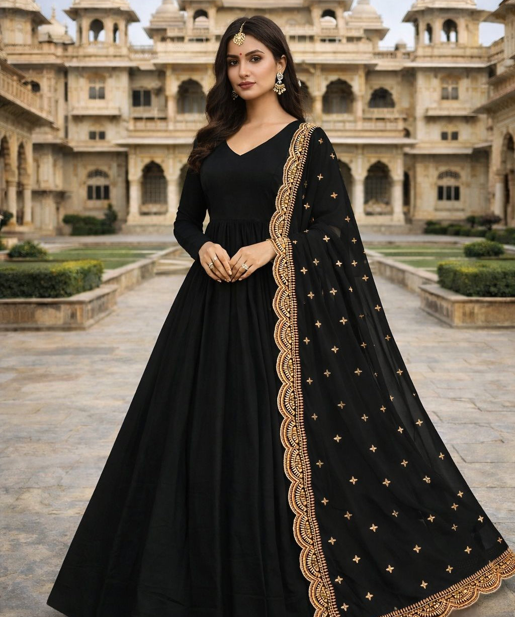 Dhanvi Blooming Georgette Gown