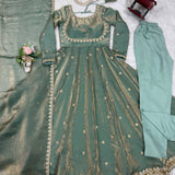 Pretty Fandy Silk Anarkali Gown