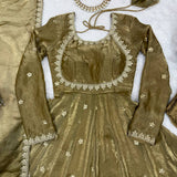 Pretty Fandy Silk Anarkali Gown