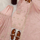 Premium Embroidered Top Sharara