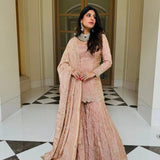 Premium Embroidered Top Sharara