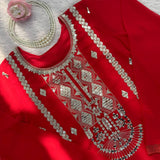 Elegant Georgette Embroidered Top Sharara