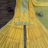 Classy Crafted Top Sharara Set