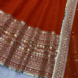 Premium Roaman Silk Anarkali Gown