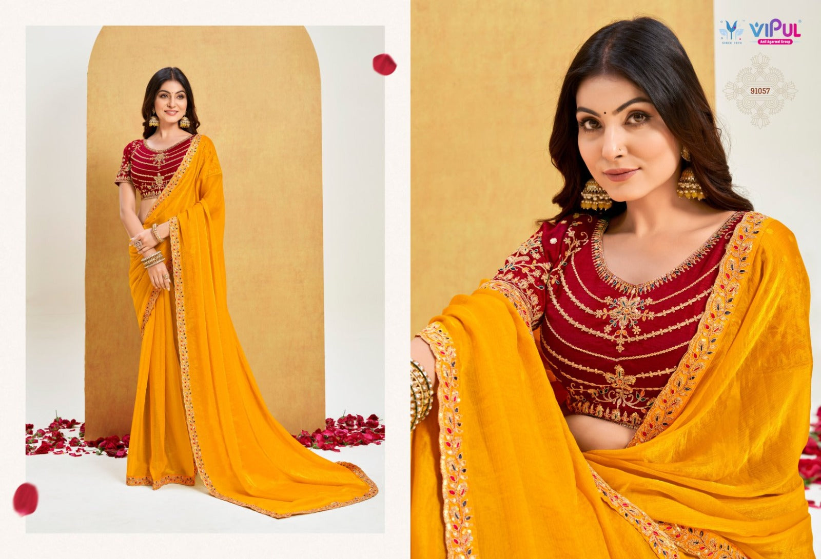 Designer Amaira Chiffon Saree Collection