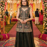 Boutique Georgette Embroidered Suit