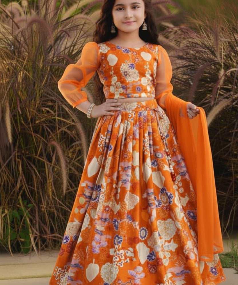 Exclusive Kids FLoral Print Lehenga
