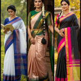 Korvai Designer Cotton Silk Saree