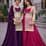 Attractive Fandy Silk Top Lehenga