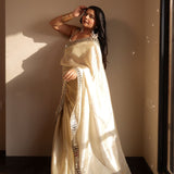 New  trending satin silk saree