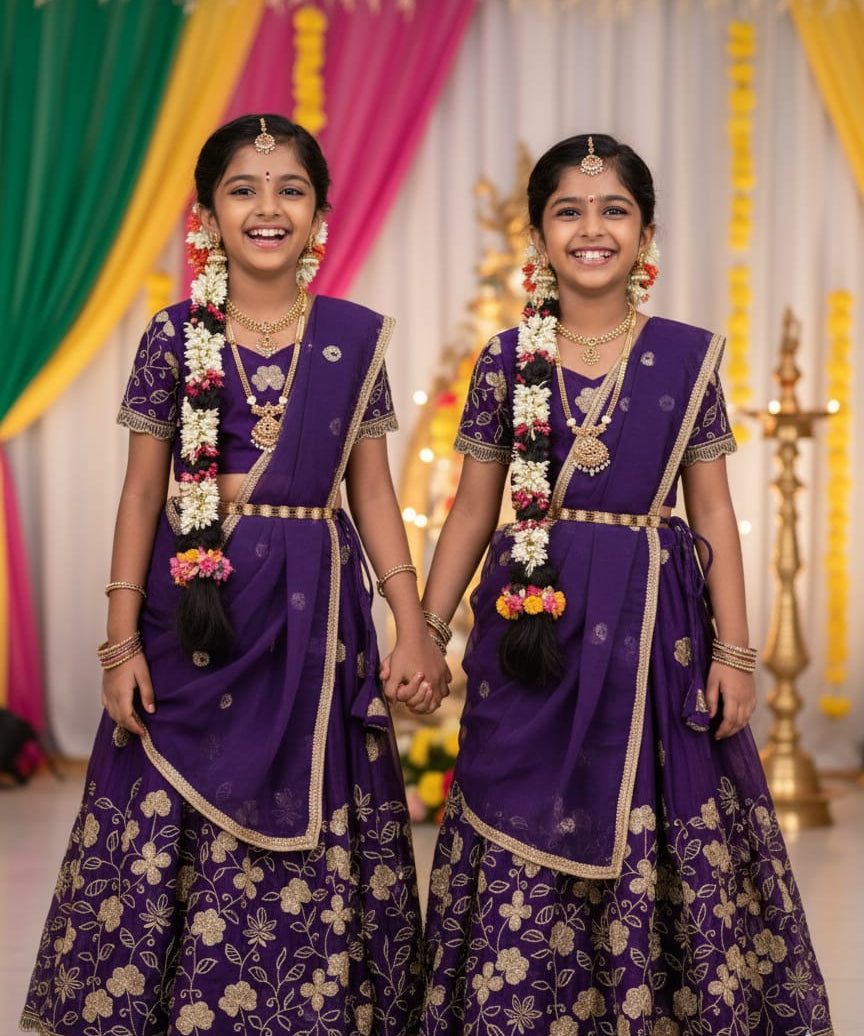 Kids Designer Wedding Lehenga Choli