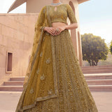 Alluring Wedding Handwork Lehenga