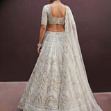Eye-catchy Zircon Bridal Lehenga