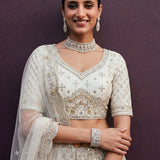 Eye-catchy Zircon Bridal Lehenga
