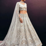 Eye-catchy Zircon Bridal Lehenga