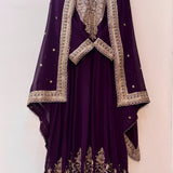 Eid Festive Georgette Flared Suit