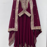 Eid Festive Georgette Flared Suit