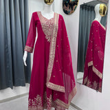 Eid Festive Georgette Flared Suit